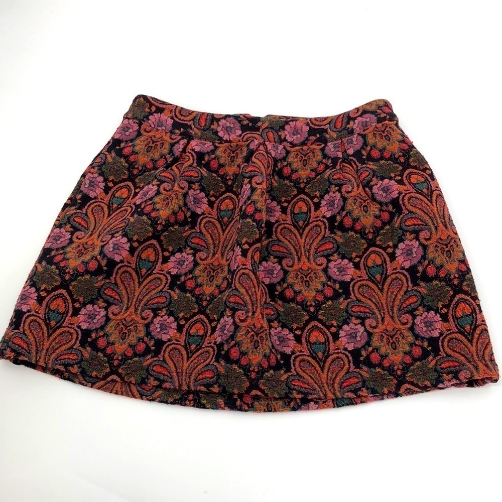 Fashion Union Brocade Tapestry Mini Skirt Size 8 or Medium